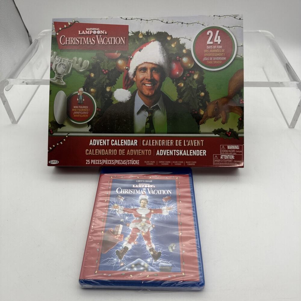 Christmas Vacation Advent Calendar National Lampoons 2024 NEW Jakks & Blu-Ray